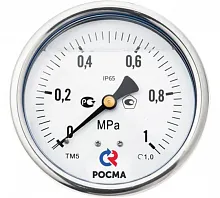 ТМВ-521ТЭ.00(-0,1+0,9)MPa.G1/2".1,0  ОШ  ГЛИЦЕРИН УТ-00000608