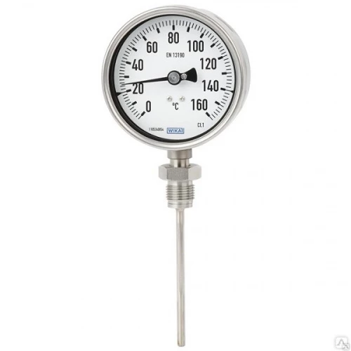R5502.100/S (0...+150)°C 100х8 G1/2" Рад.шток Нерж. УТ000013815