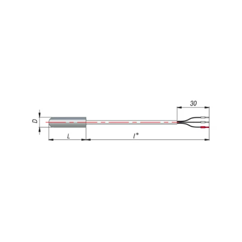 ДТС014-Pt100.В3.20/0,5м L=20мм d=5мм lкаб=0,5м УТ000010601