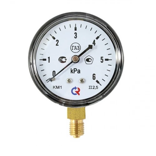 КМ-11Р +6 kPа.М12х1,5.2,5 Напоромер, ф63 УТ000000969
