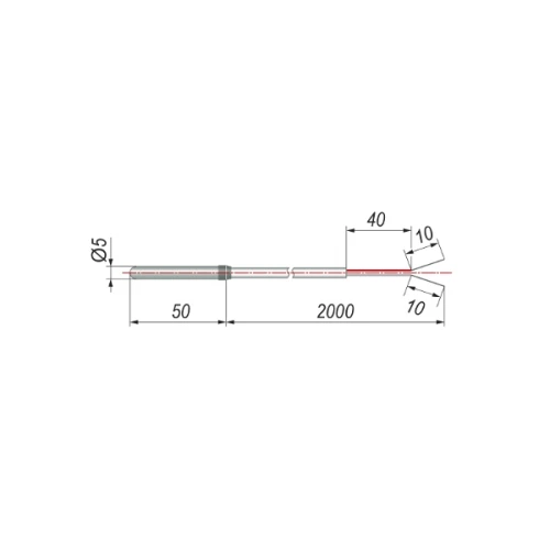ДТС3014-Pt1000.В2.50/2 Термопреобразователь для систем HVAC УТ000011696